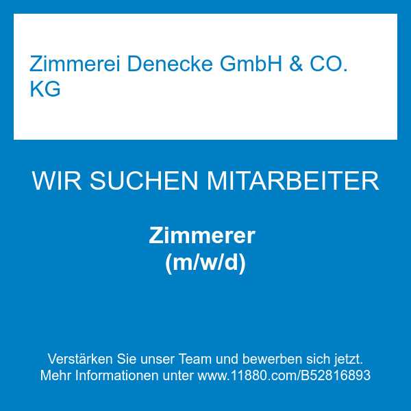 Bilder Zimmerei Denecke GmbH & CO. KG