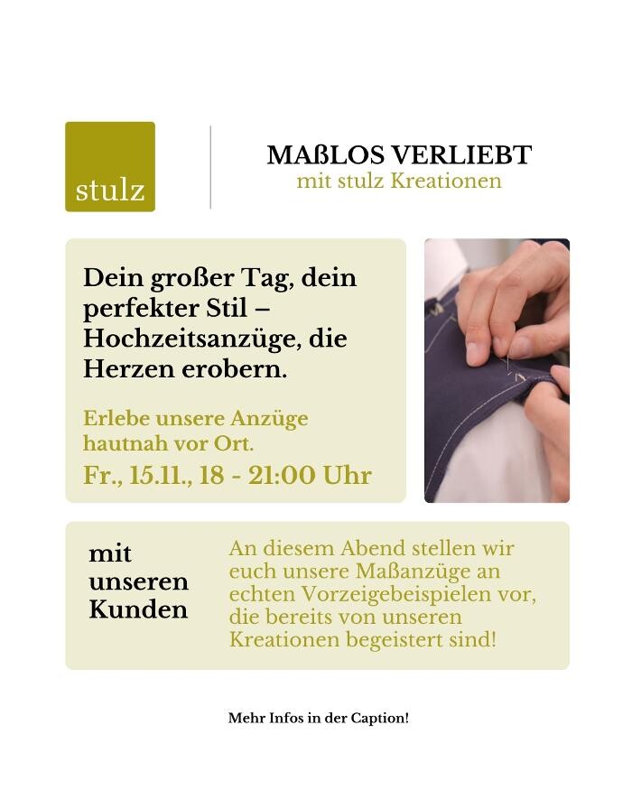 Bilder Stulz-mode:genuss:leben