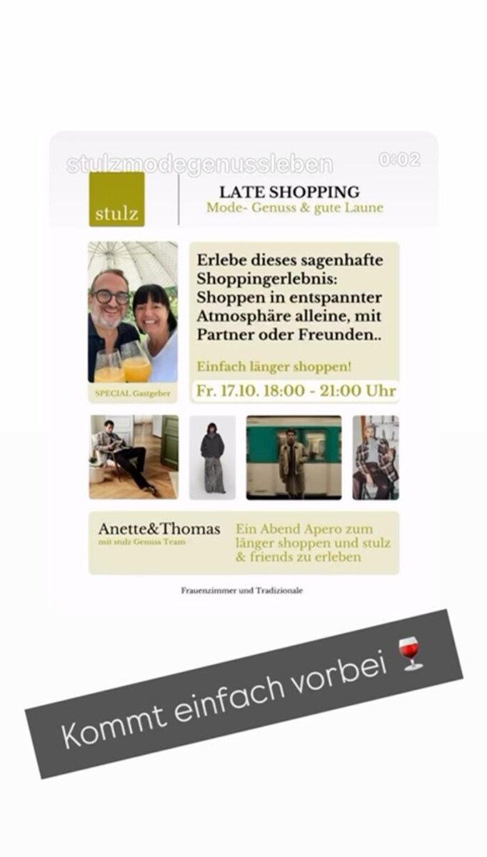 Bilder Stulz-mode:genuss:leben
