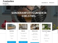 Website Screenshot Schraml Faszination Metall Metallarbeiten