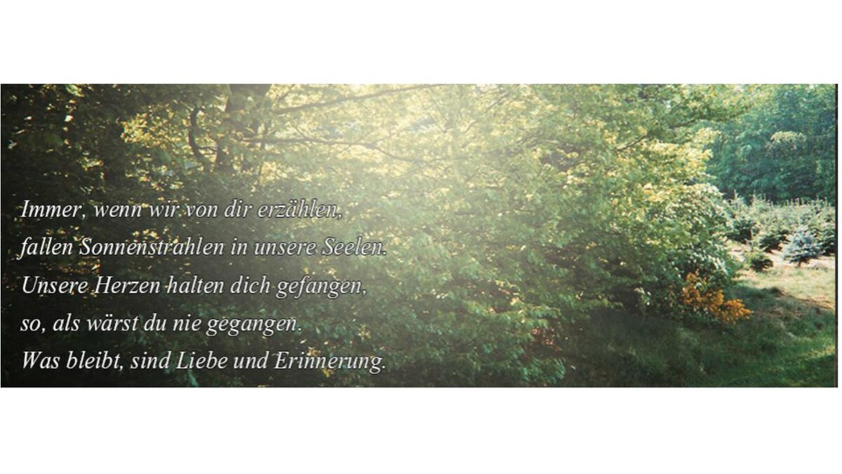 Bilder Peter Brenig Bestattungsinstitut