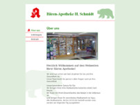 Bären-Apotheke website screenshot
