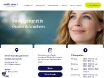 Website Screenshot Augen + Laserzentrum Leipzig - MVZ-Standort Gräfenhainichen
