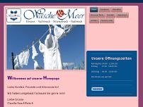 Wäsche & Meer website screenshot