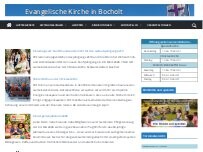 Website Screenshot Dietrich-Bonhoeffer-Haus - Ev. Kirchengemeinde Bocholt