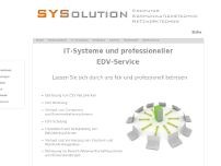 SYSolution GmbH website screenshot