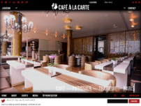 Café à la carte website screenshot