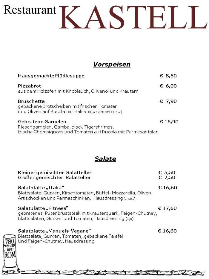 Bilder Restaurant Kastell