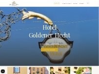 Website Screenshot Hotel Goldener Hecht