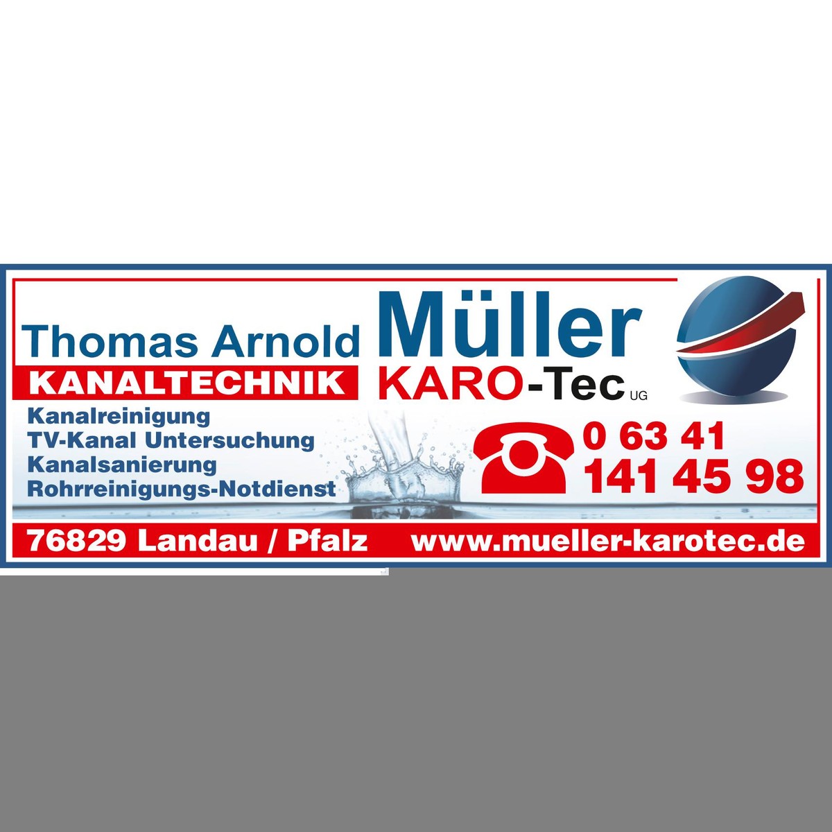Bilder Thomas Arnold Müller Kanalreinigung Kanalinspektion Rohrreinigung