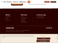 Website Screenshot Burger King Leipzig