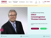 Website Screenshot ERGO Versicherung Thomas Schwarz