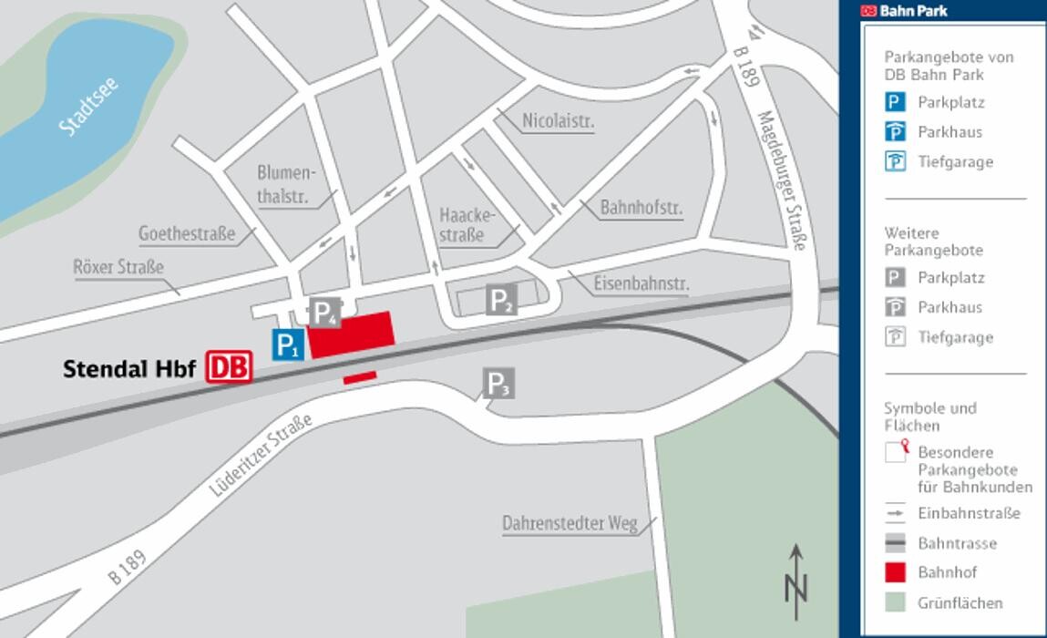 Bilder DB BahnPark Parkplatz Hauptbahnhof P1