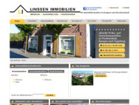 Screenshot for http://www.linssen-immobilien.de