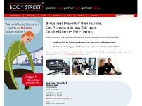 BODYSTREET Düsseldorf website screenshot