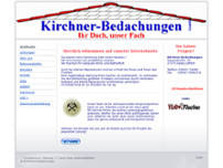 Kirchner Bedachungen GmbH website screenshot