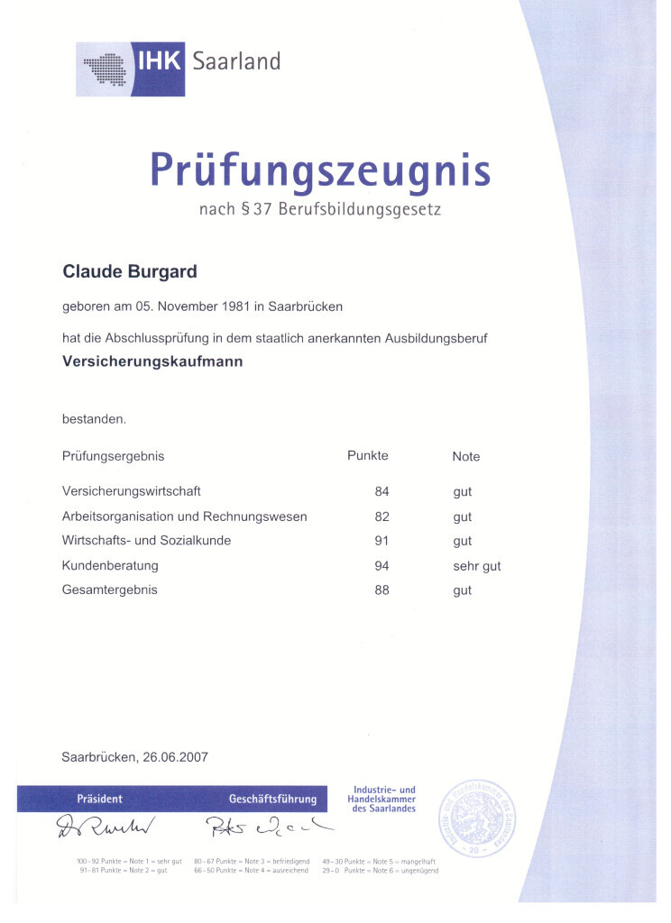 Bilder Claude Burgard Versicherungsmakler