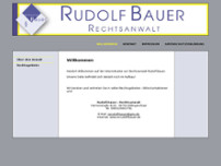 Rechtsanwalt Rudolf Bauer website screenshot