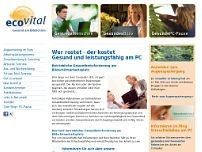 Screenshot for www.ecovital.de