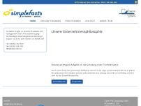 Screenshot for www.simplefacts.de