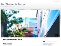 Screenshot for www.thoden-partner.de