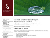 Schulz & Gwaltney Bestattungen Inhaber: Björn Gwaltney website screenshot