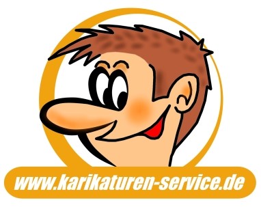 Karikaturen-Service, Karikatur vom Foto zeichnen lassen Logo