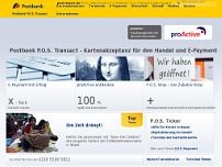 Postbank P.O.S. Transact GmbH website screenshot