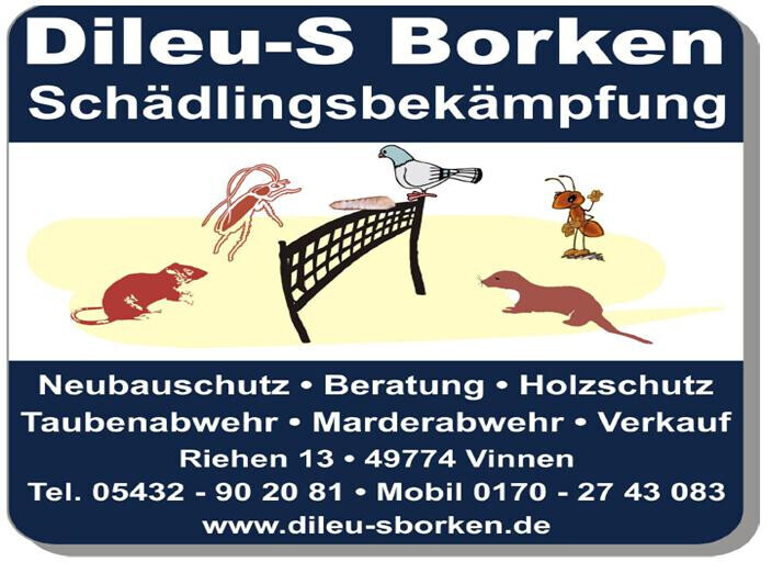 Bilder DiLeu-S Borken Schädlingsbekämpfung