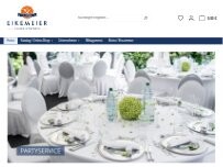Website Screenshot Partyservice Eikemeier