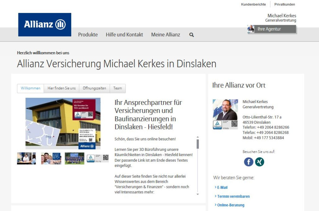 Bilder Allianz Generalvertretung Michael Kerkes