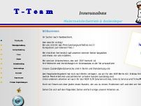 T-Team Malermeisterbetrieb website screenshot