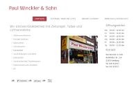 Paul Winckler & Sohn, Inh. Inge Ernst e. K. website screenshot