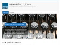 Medienbüro Gäding website screenshot