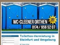 WC-Cleener Orthen website screenshot