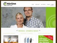 HörSinn - Erlebnis Hören GmbH website screenshot