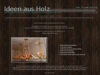 Ideen aus Holz Frank Gertig website screenshot