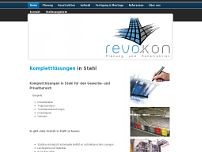 revokon Planung und Konstruktion Wilfried Langer website screenshot