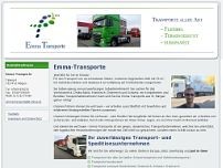 Emma-Transporte website screenshot