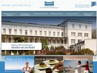 Thalasso Hotel Nordseehaus website screenshot