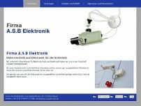 Firma A.S.B Elektronik website screenshot