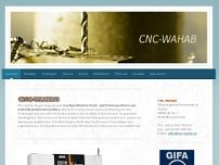 CNC-WAHAB Werkzeugmaschinenhandel & Service GbR website screenshot