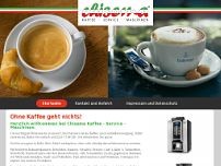 Chisema Kaffee - Service - Maschinen website screenshot