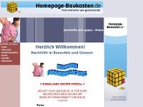 Nachhilfe mit Spaß website screenshot