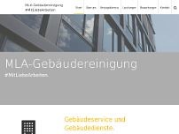 MLA-Gebäudereinigung website screenshot