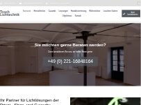Website Screenshot Tosch LichtTechnik
