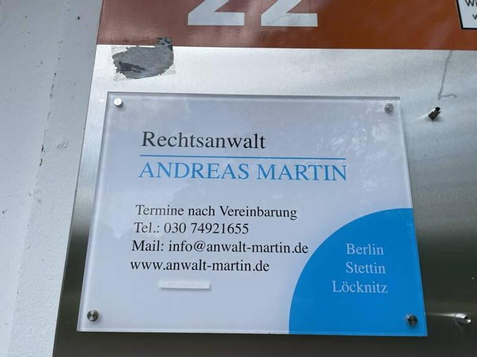 Bilder Rechtsanwalt Andreas Martin