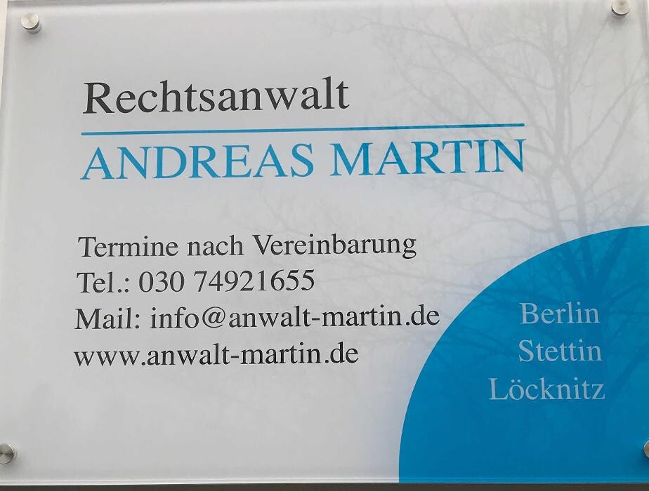 Bilder Rechtsanwalt Andreas Martin