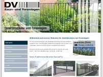 DV Zaun & Toranlagen website screenshot