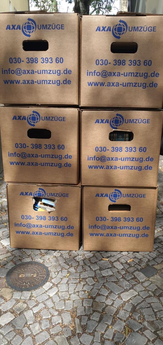 Bilder AXA Umzug Berlin